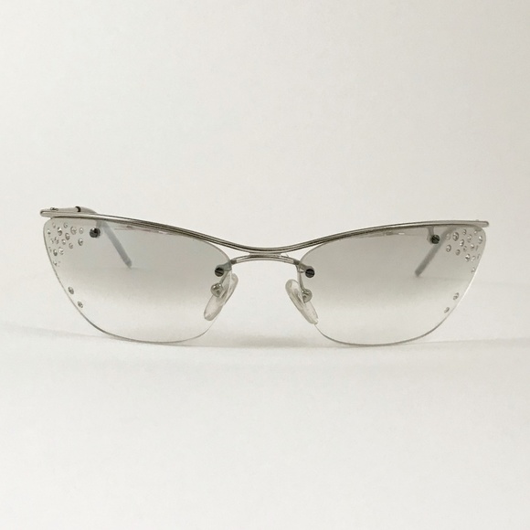 Dior Cat-Eye with Crystals Sunglasses - Picture 1 of 8